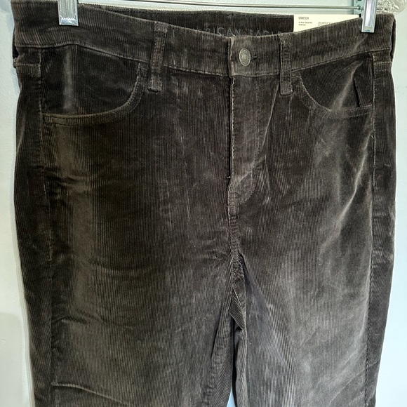 New American Eagle women’s stretch hi rise jegging corduroy gray 10 long - Picture 3 of 7